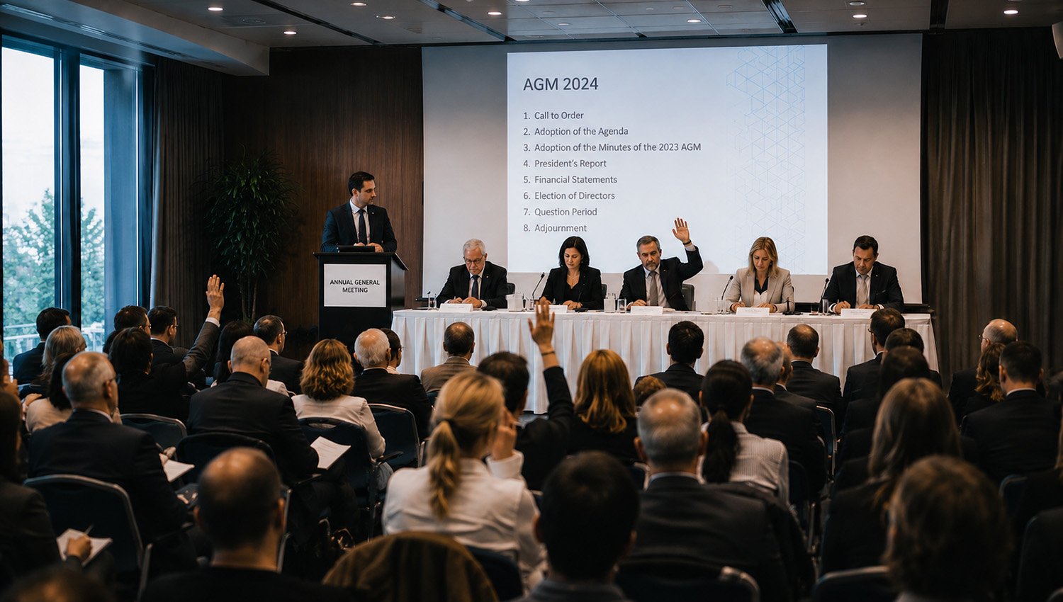 Annual general meeting (AGM).