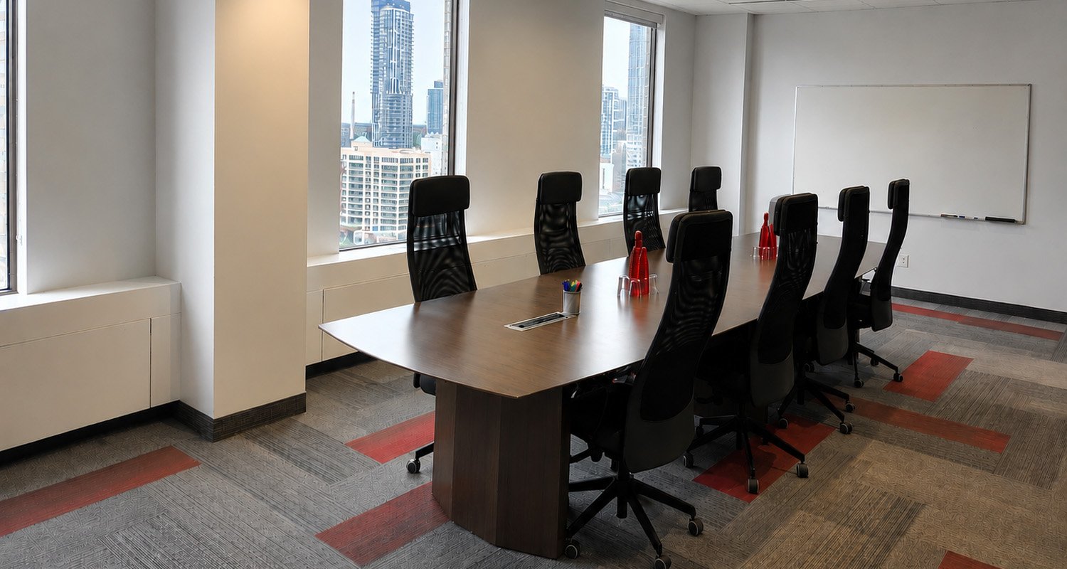 Salle de réunion exécutive du Centre de rencontres exécutives pouvant accueillir jusqu'à 16 personnes.