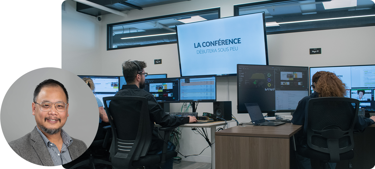 Équipe du CSV, portrait d'un employé Digicast.