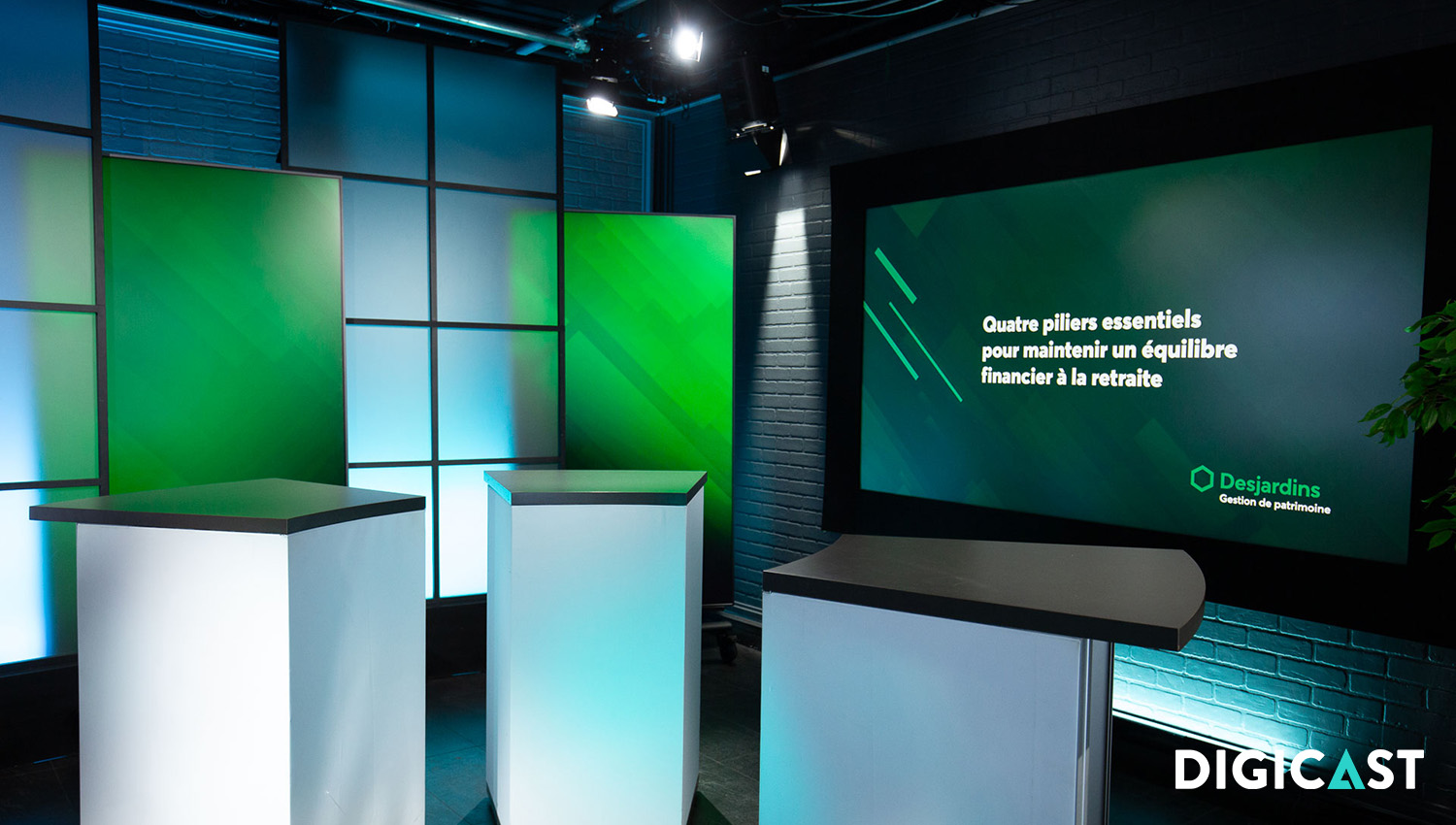 Corporate event for Desjardins