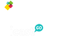 icastPro icastGo logo white